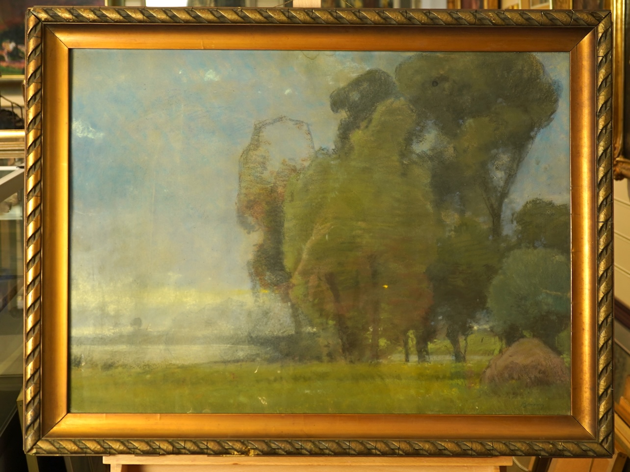Róbert Berény, Hungarian (1887-1953), Trees in a landscape
